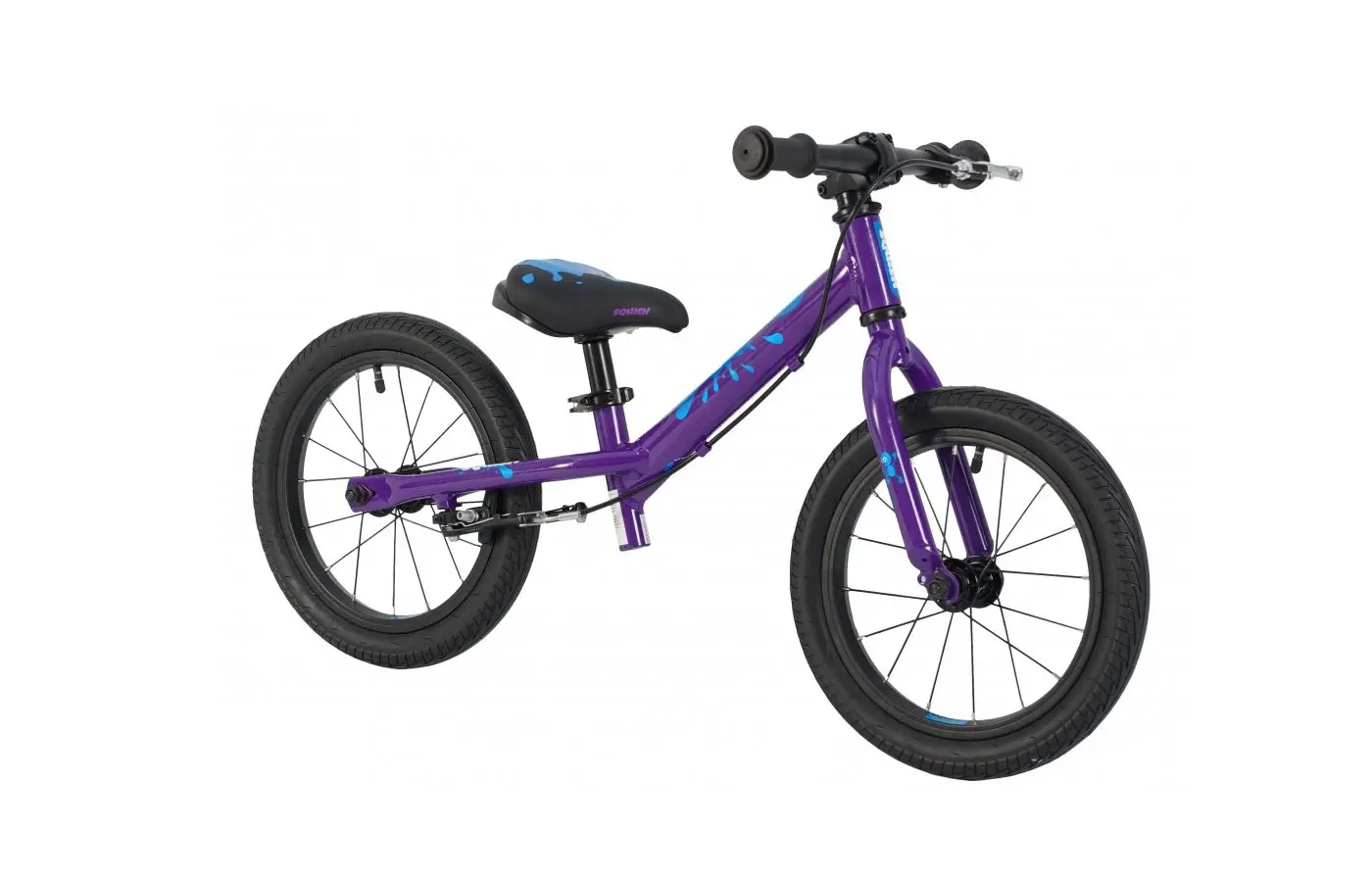 SQUISH 14" KIDS BALANCE BIKE PURPLE SIDE